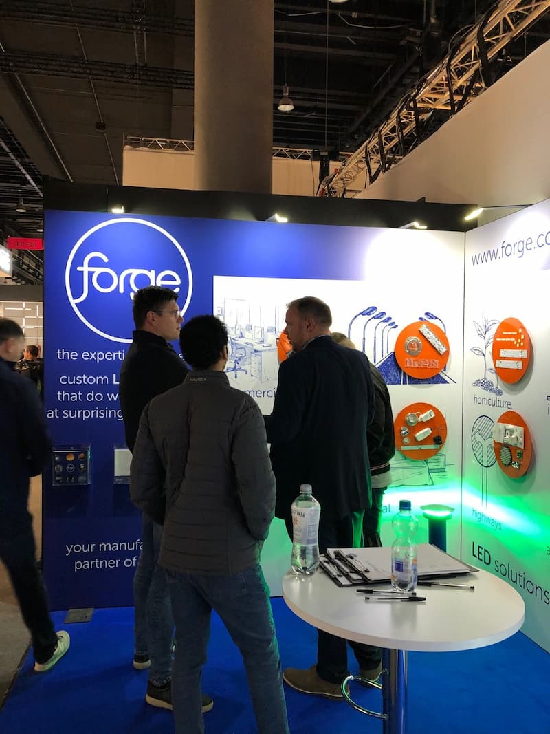 Light + Building 2022: Forge's display of custom LED solutions